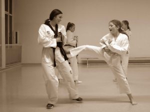 Taekwondo-Training bei Kihap in Raderberg
